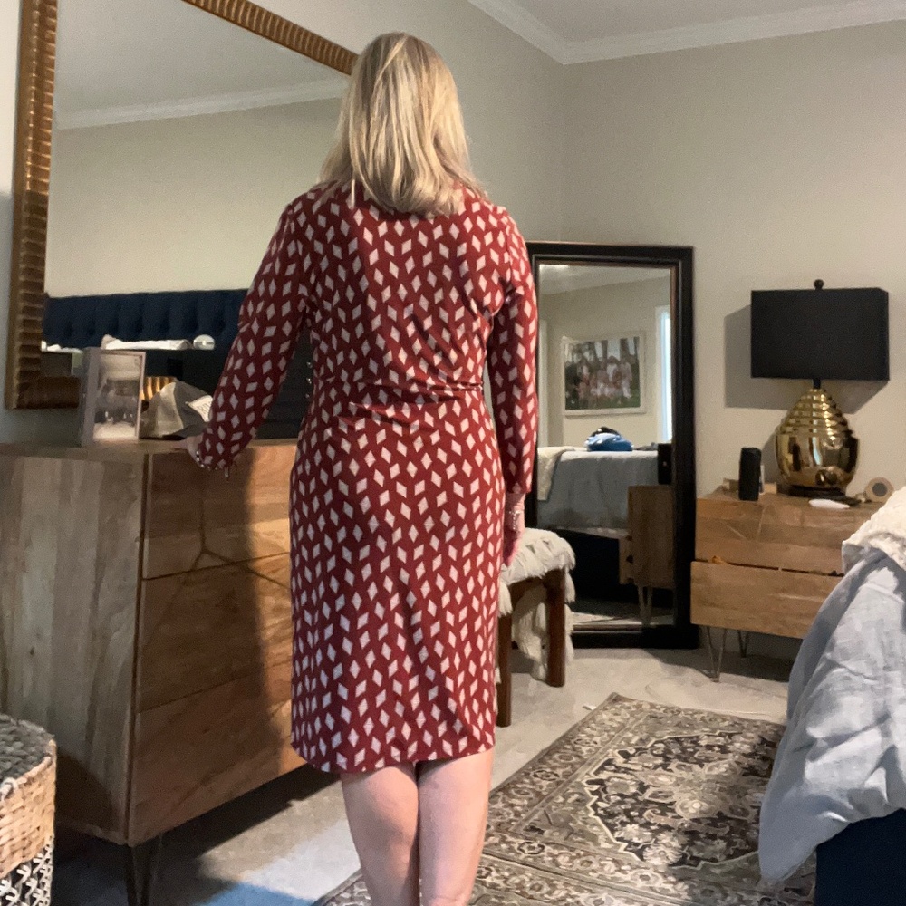 FAUX WRAP DRESS - Picture 6 of 6